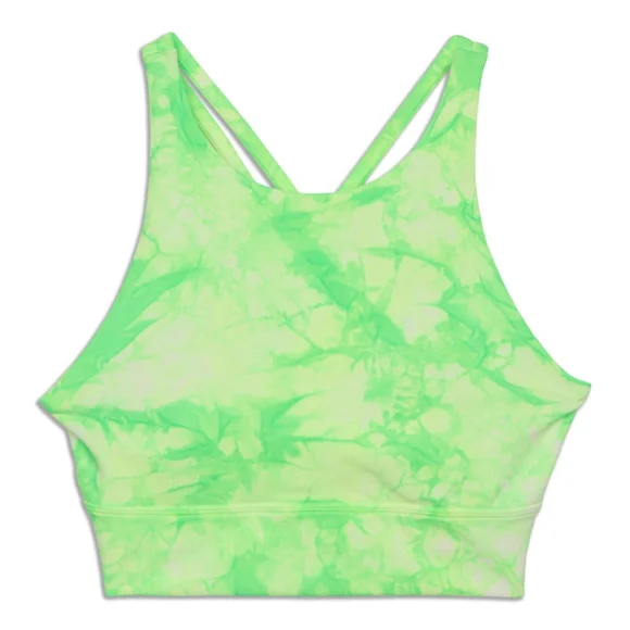 LULULEMON Energy Bra High Neck Long Line size 4 - Picture 4 of 6